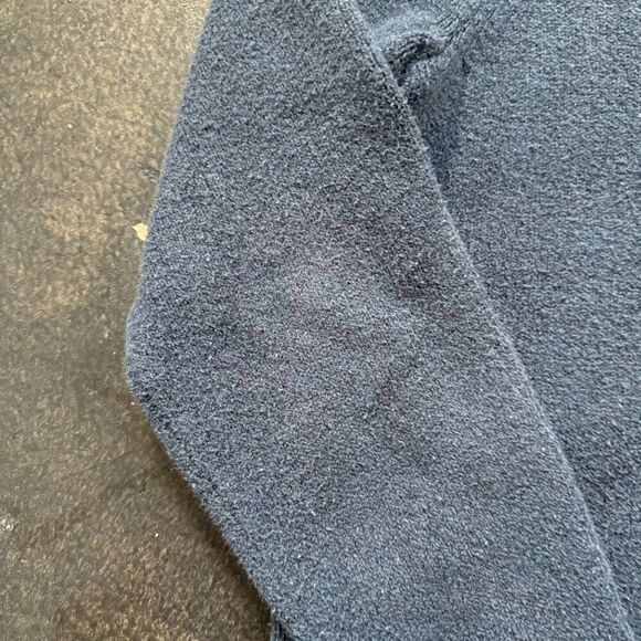 Banana Republic Blue High Neck Sweater Men’s Size Medium Cotton Blend Preppy - Picture 4 of 11